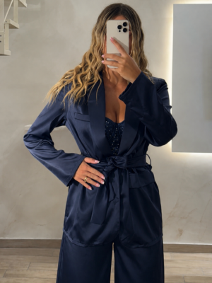 Satin Elegance Blu Royal