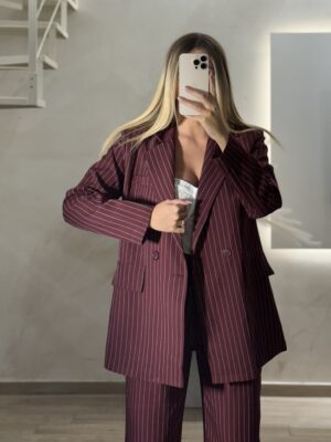 APEROL gessato bordeaux