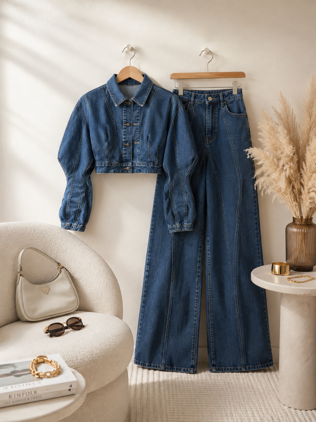 Coordset in denim - immagine 3