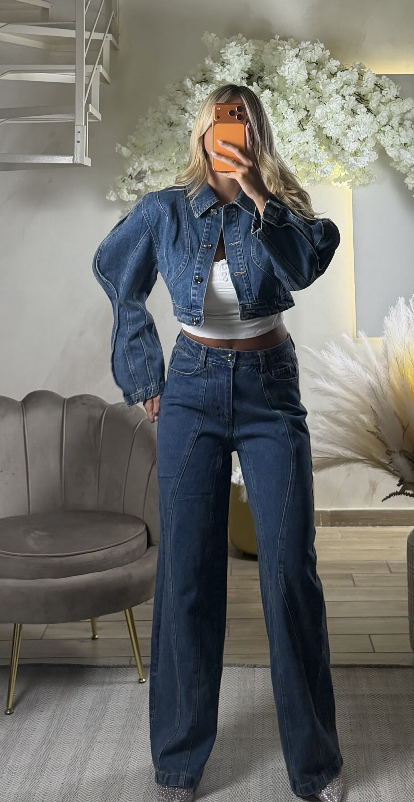 Coordset in denim