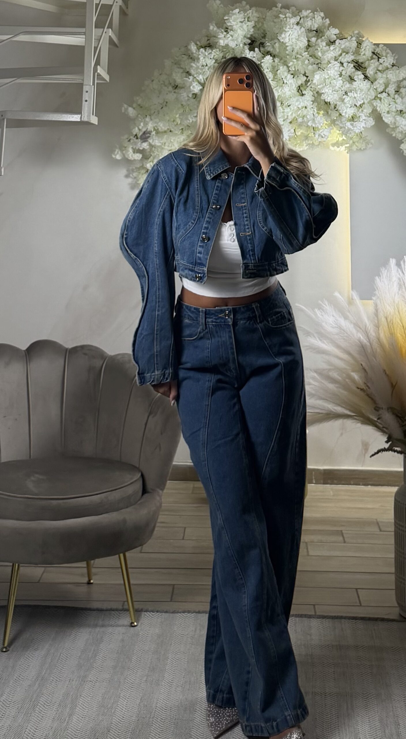 Coordset in denim - immagine 4