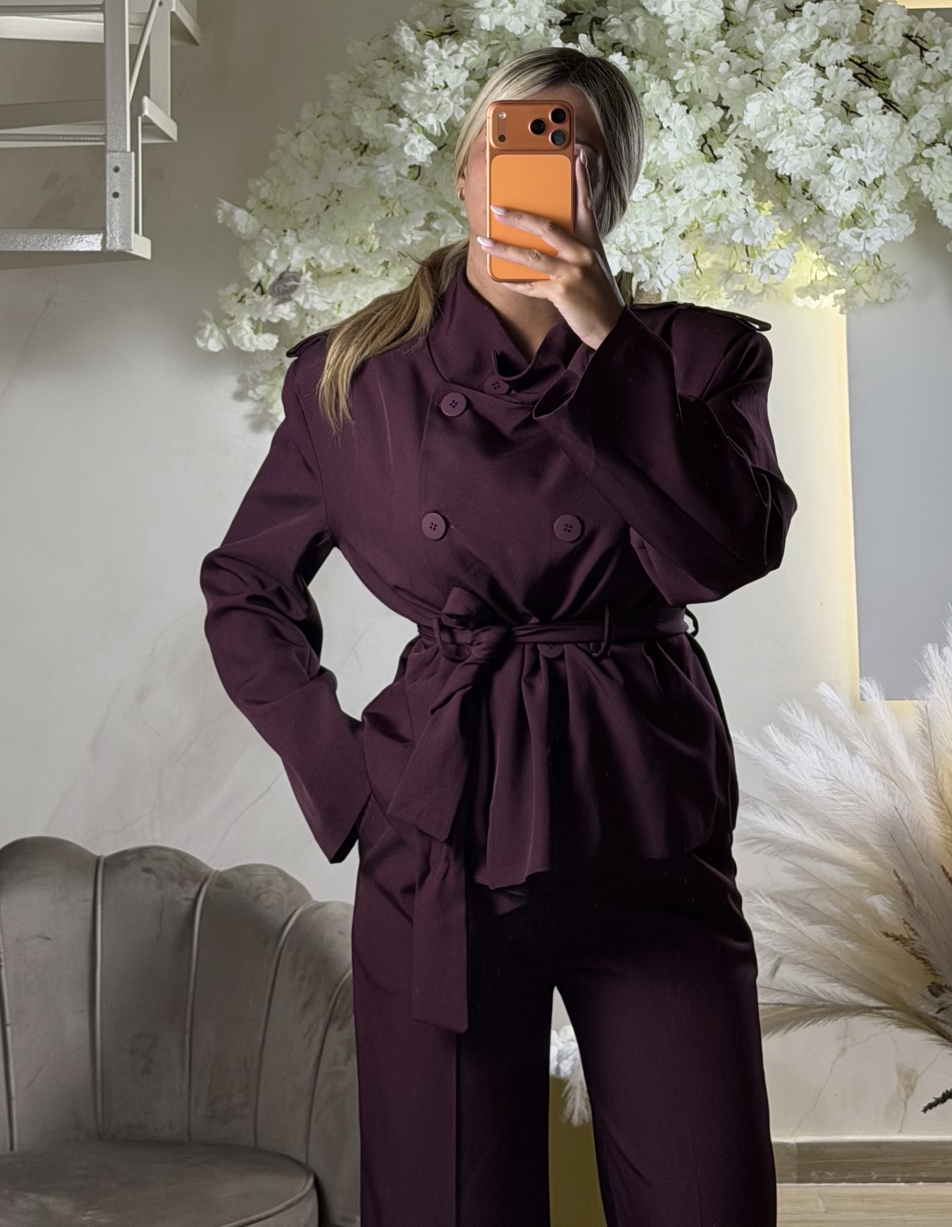 Set Trench Bordeaux - immagine 3