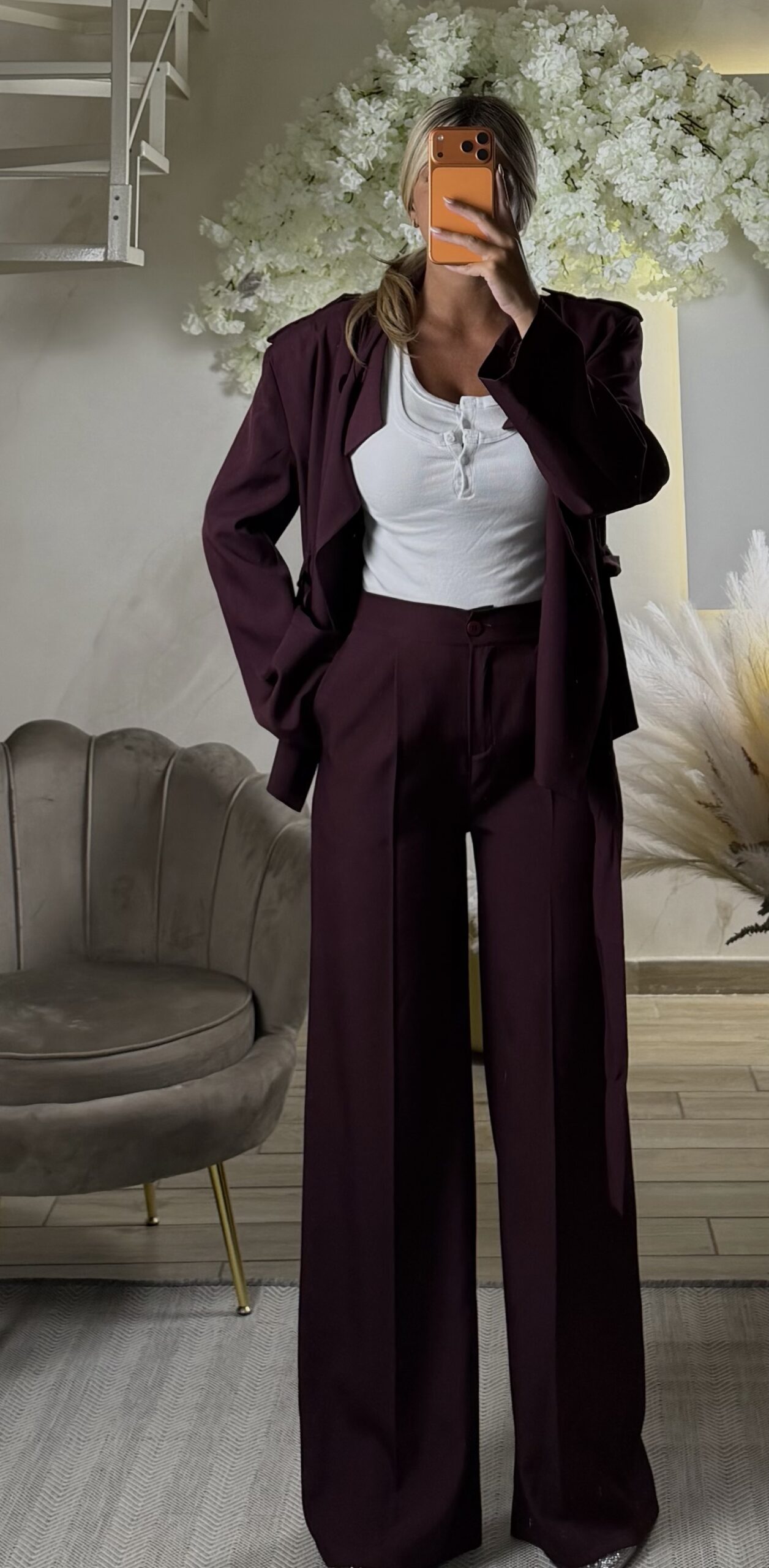Set Trench Bordeaux - immagine 4